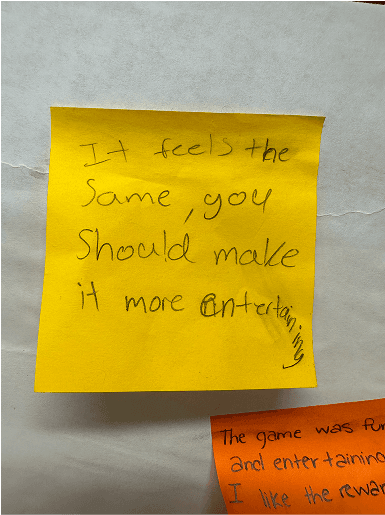 Student reaction 5