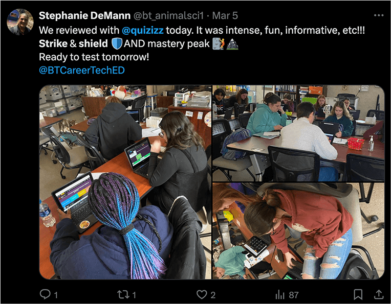Teacher reaction 3
